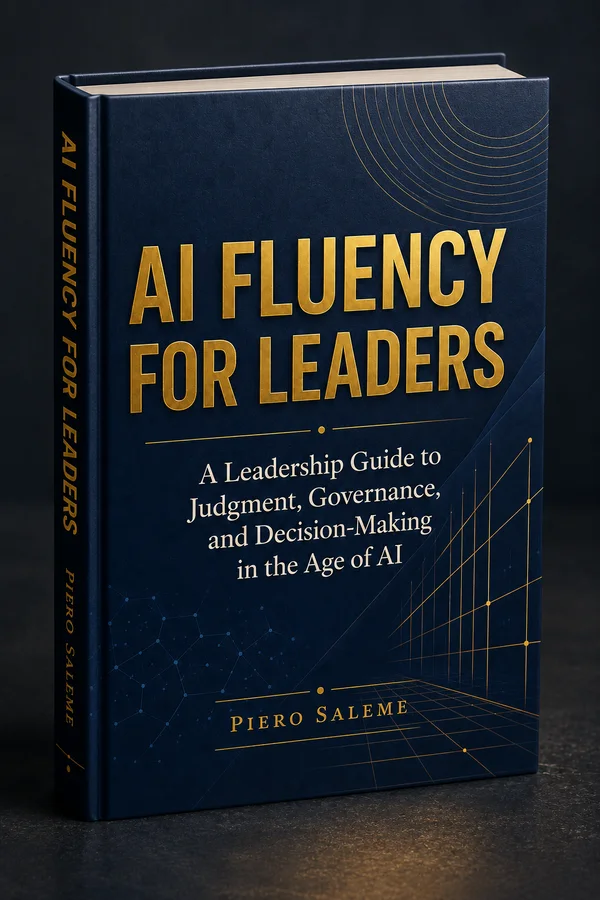 AI Fluency for Leaders book by Piero Saleme